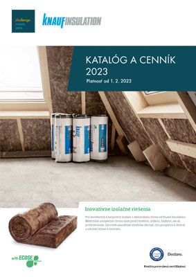 Knauf Insulation - cenník 2023 | 